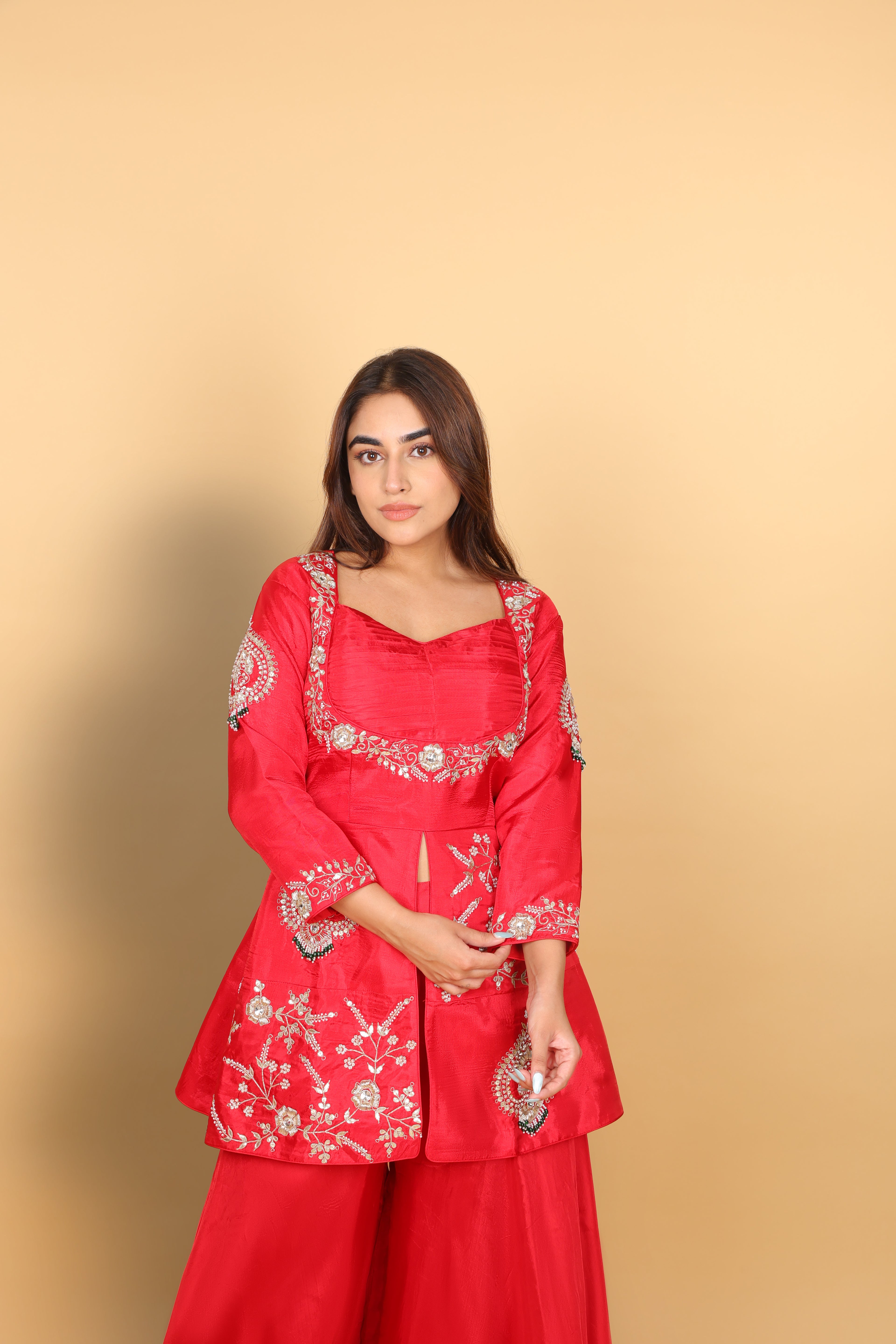 Rani Indo-Western Tulip Skirt Set
