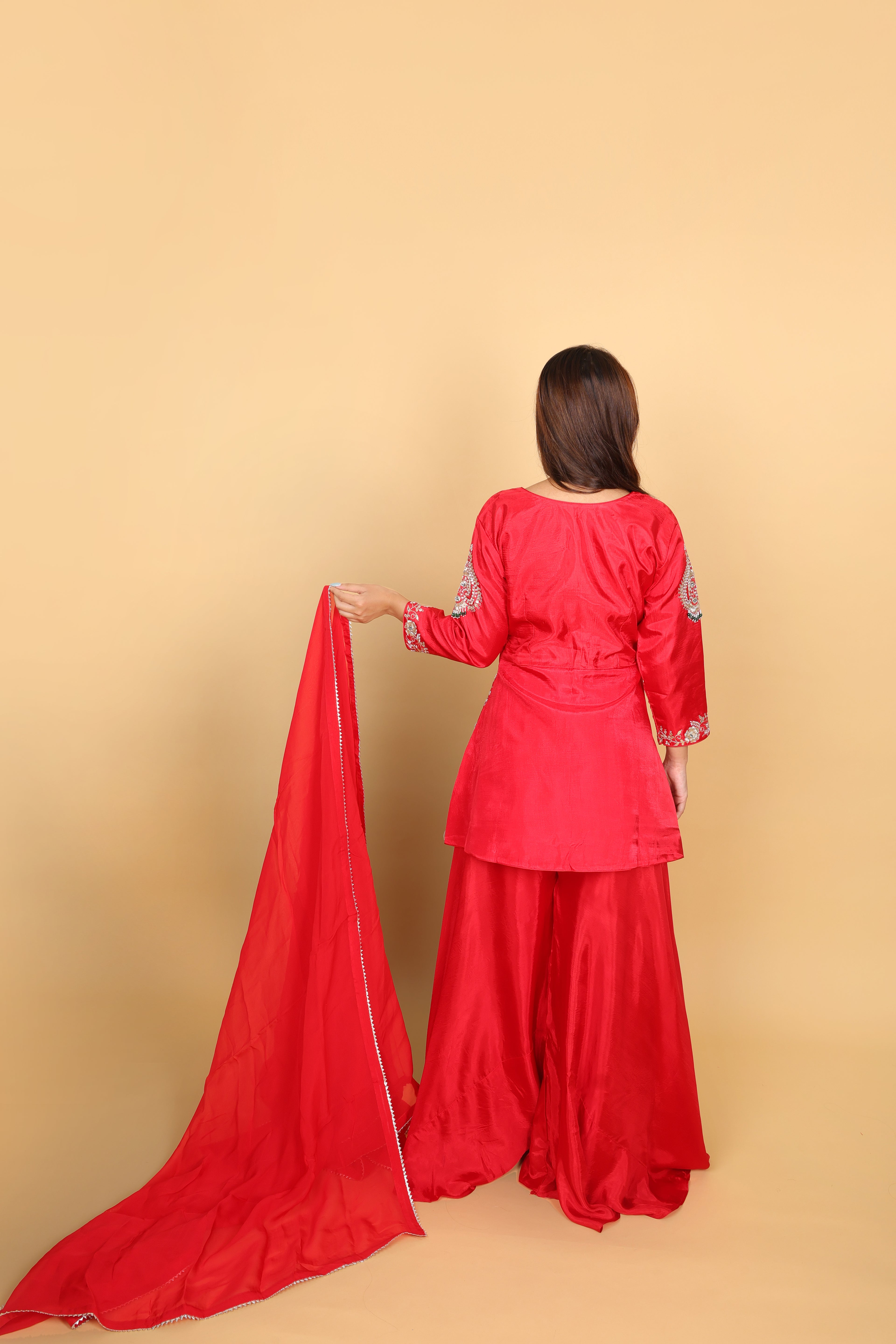 Rani Indo-Western Tulip Skirt Set