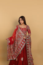 Maroon Crush Lehenga with Blouse & Dupatta