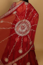 Maroon Crush Lehenga with Blouse & Dupatta